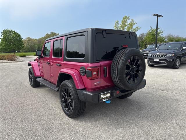 used 2022 Jeep Wrangler Unlimited 4xe car, priced at $33,999