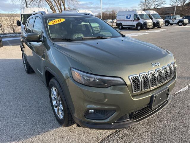 used 2021 Jeep Cherokee car, priced at $21,588