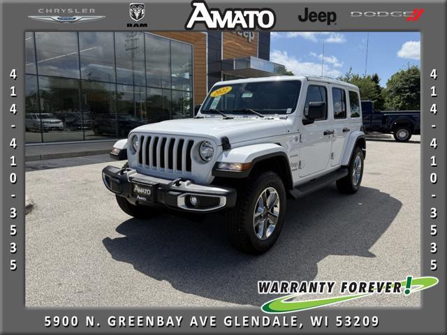 used 2022 Jeep Wrangler Unlimited car, priced at $34,788