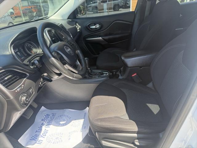 used 2019 Jeep Cherokee car, priced at $17,600