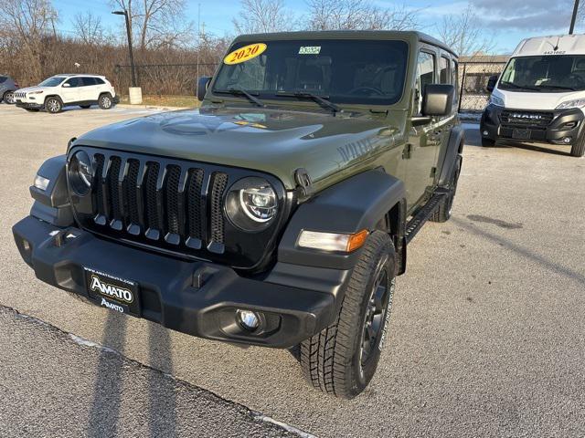 used 2020 Jeep Wrangler Unlimited car, priced at $26,677