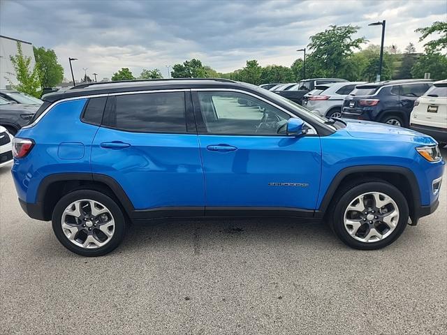 used 2021 Jeep Compass car, priced at $21,544