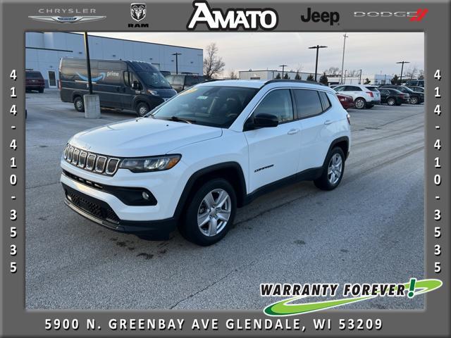 used 2022 Jeep Compass car, priced at $18,892