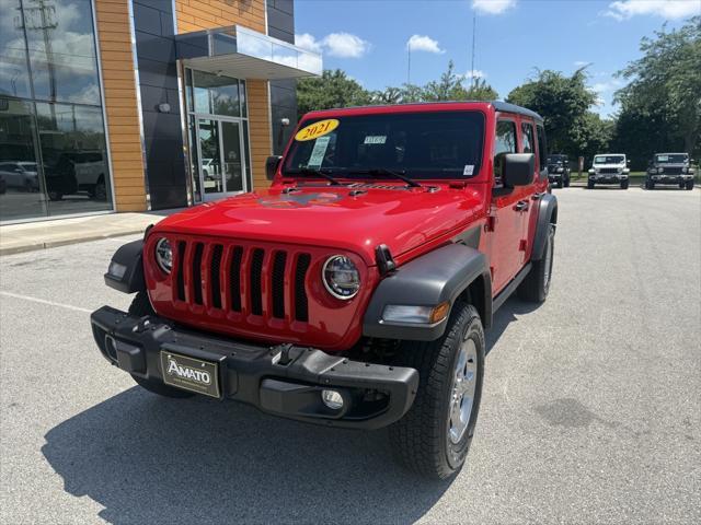 used 2021 Jeep Wrangler Unlimited car, priced at $33,695