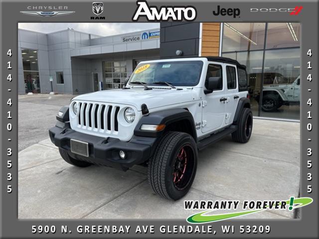 used 2018 Jeep Wrangler Unlimited car, priced at $22,977