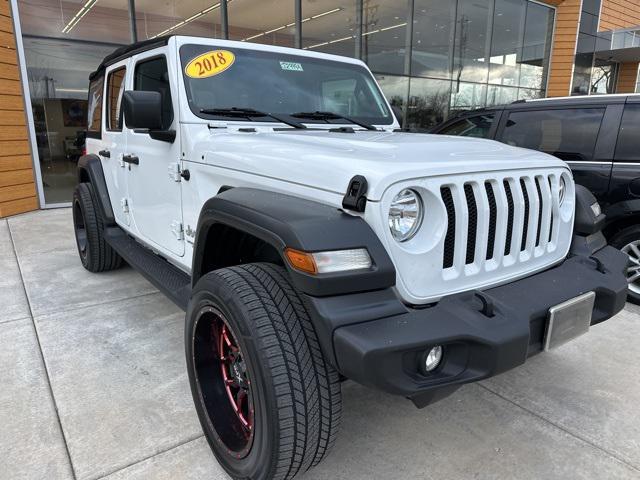 used 2018 Jeep Wrangler Unlimited car, priced at $22,977