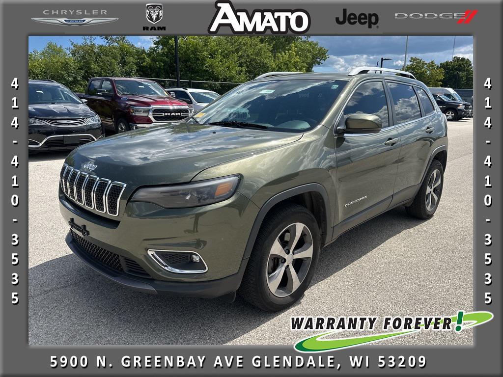 used 2019 Jeep Cherokee car, priced at $17,858
