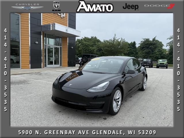 used 2022 Tesla Model 3 car, priced at $20,665