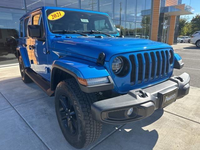 used 2021 Jeep Wrangler Unlimited car, priced at $35,890