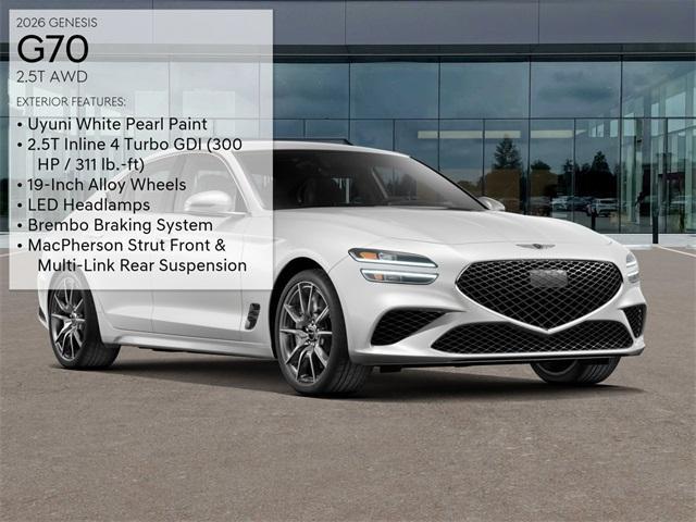 new 2026 Genesis G70 car, priced at $46,855