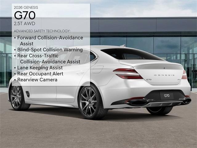 new 2026 Genesis G70 car, priced at $46,855