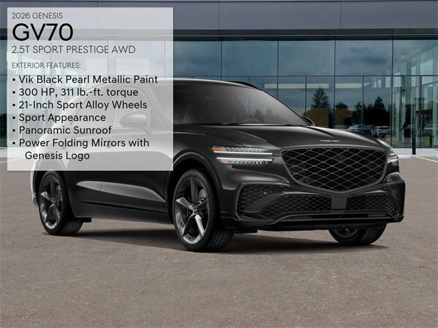new 2026 Genesis GV70 car, priced at $62,940