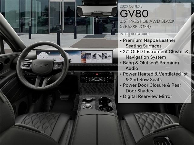 new 2026 Genesis GV80 car, priced at $86,085