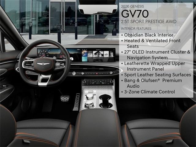 new 2026 Genesis GV70 car, priced at $62,735