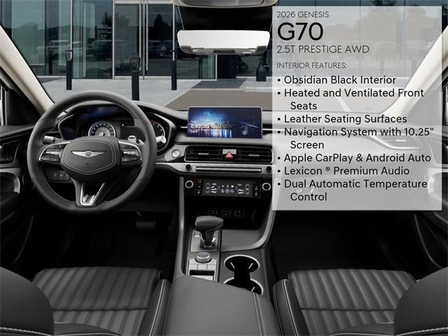 new 2026 Genesis G70 car, priced at $51,985