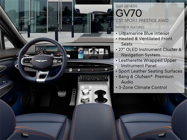 new 2026 Genesis GV70 car, priced at $62,995