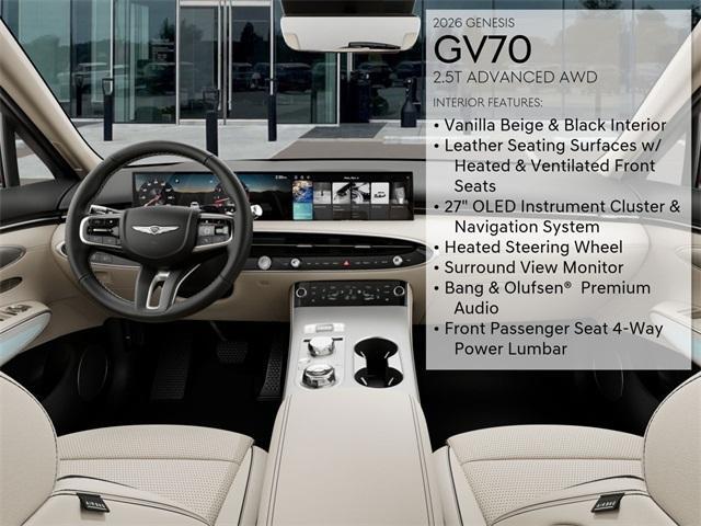 new 2026 Genesis GV70 car, priced at $59,605