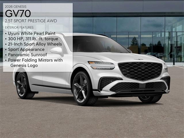 new 2026 Genesis GV70 car, priced at $62,940