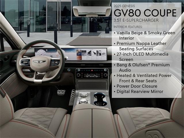 new 2025 Genesis GV80 Coupe car, priced at $81,137