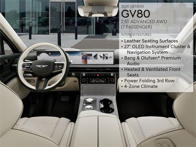 new 2026 Genesis GV80 car, priced at $71,160