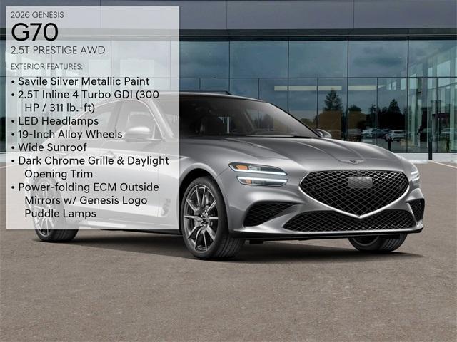 new 2026 Genesis G70 car, priced at $51,900
