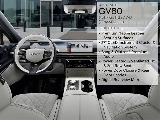 new 2026 Genesis GV80 car, priced at $85,090