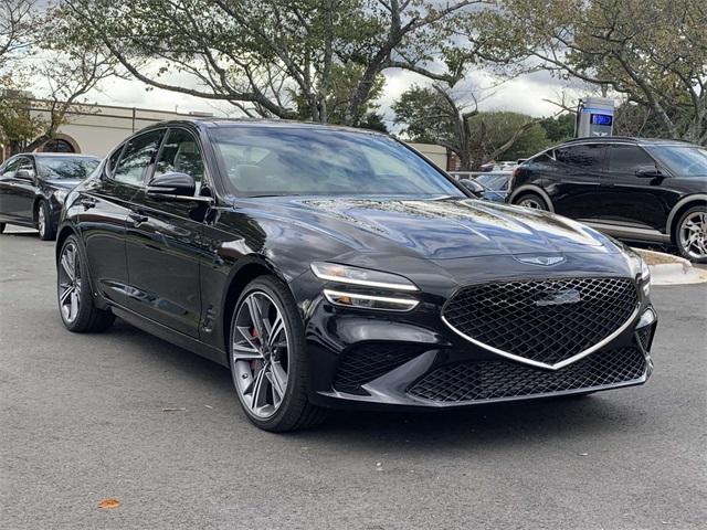 new 2025 Genesis G70 car, priced at $57,655