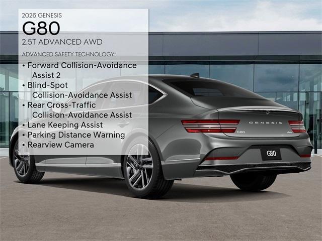 new 2026 Genesis G80 car, priced at $66,605
