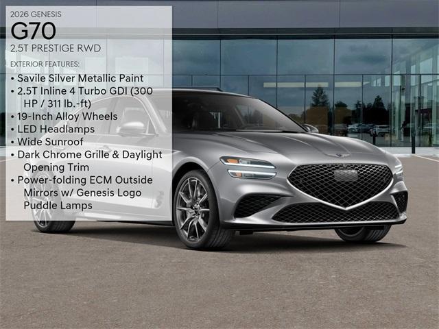 new 2026 Genesis G70 car, priced at $49,390