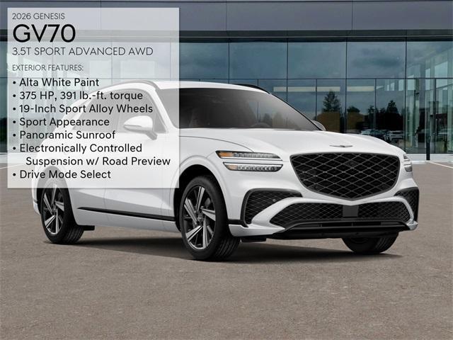 new 2026 Genesis GV70 car, priced at $66,470