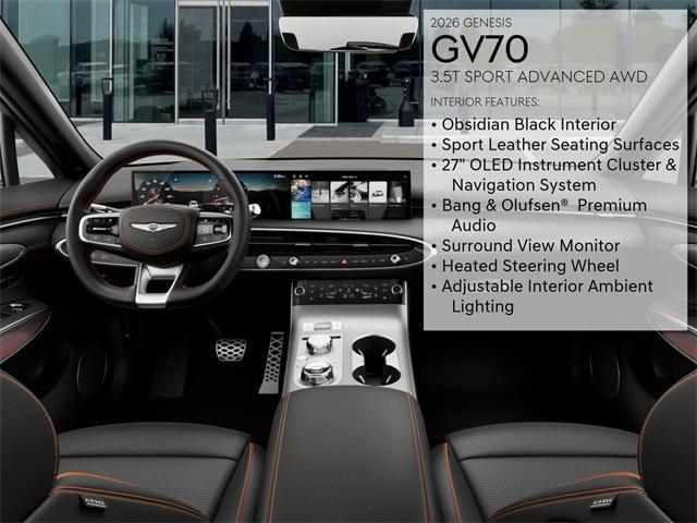 new 2026 Genesis GV70 car, priced at $66,470