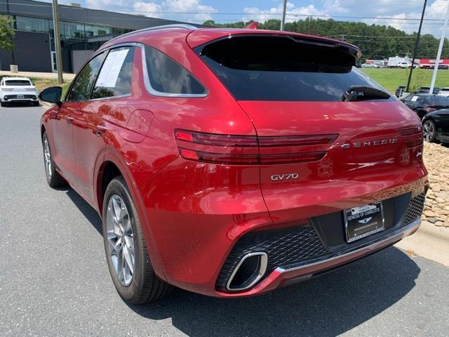 used 2025 Genesis GV70 car, priced at $43,500