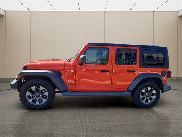 used 2018 Jeep Wrangler Unlimited car, priced at $21,500