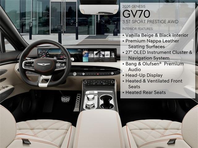 new 2026 Genesis GV70 car, priced at $74,210