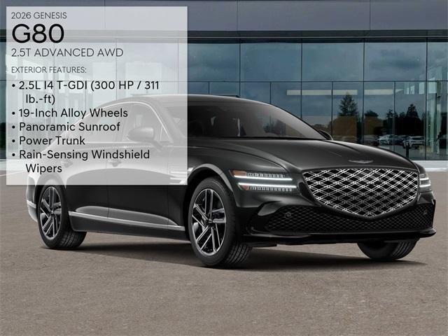 new 2026 Genesis G80 car, priced at $66,695