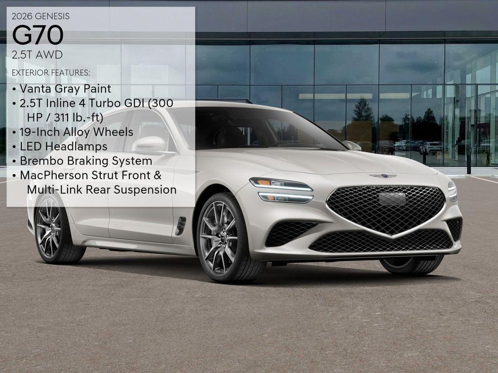 new 2026 Genesis G70 car, priced at $46,365