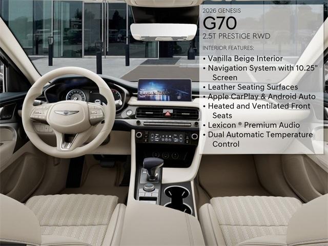 new 2026 Genesis G70 car, priced at $49,955