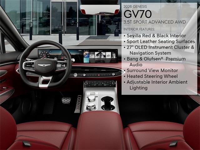 new 2026 Genesis GV70 car, priced at $66,120
