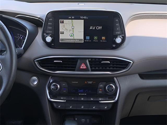 used 2020 Hyundai Santa Fe car, priced at $21,500