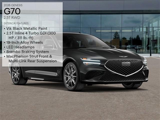 new 2026 Genesis G70 car, priced at $44,990
