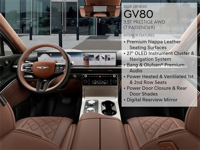new 2026 Genesis GV80 car, priced at $84,880