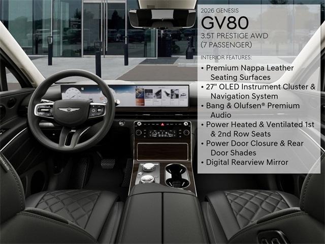 new 2026 Genesis GV80 car, priced at $84,980