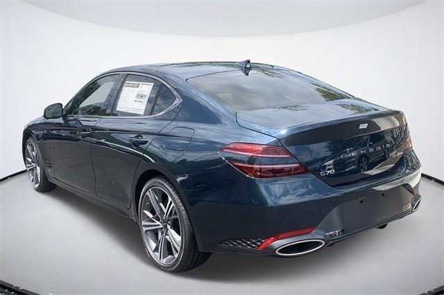 new 2025 Genesis G70 car, priced at $57,555