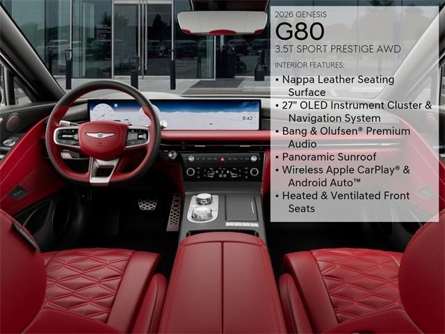 new 2026 Genesis G80 car, priced at $80,825