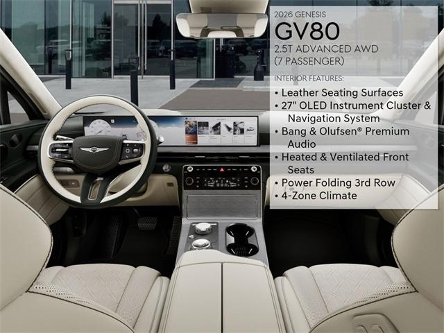 new 2026 Genesis GV80 car, priced at $71,520