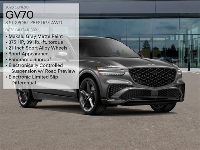 new 2026 Genesis GV70 car, priced at $75,090