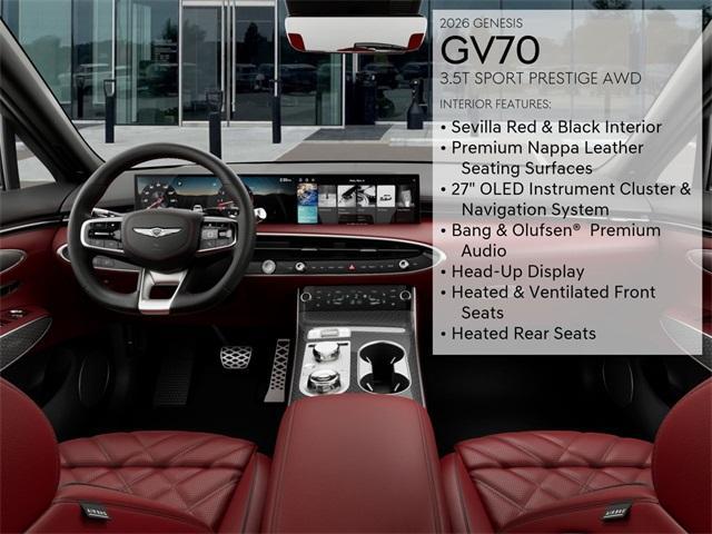 new 2026 Genesis GV70 car, priced at $75,090