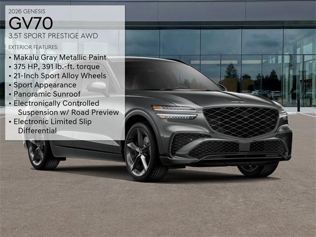 new 2026 Genesis GV70 car, priced at $74,145