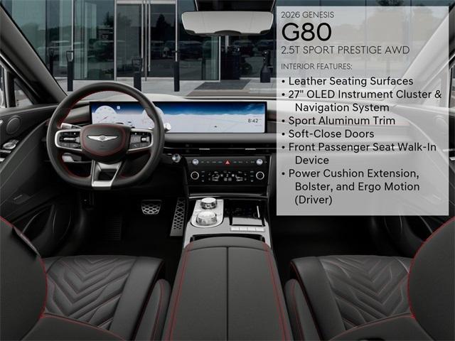 new 2026 Genesis G80 car, priced at $72,350