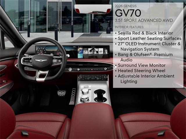 new 2026 Genesis GV70 car, priced at $66,470